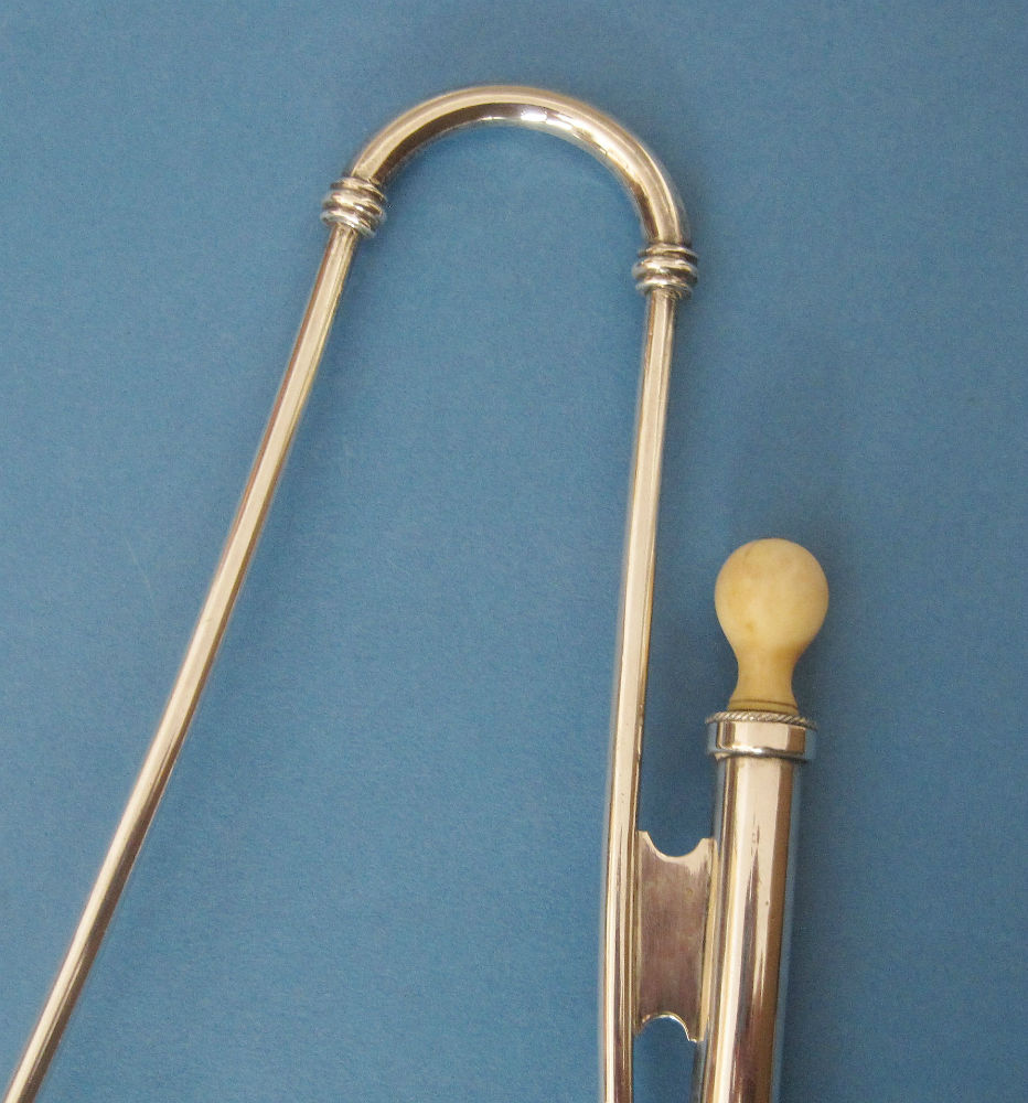 C1820 Silver Mechanical Wine Siphon Fleaglass