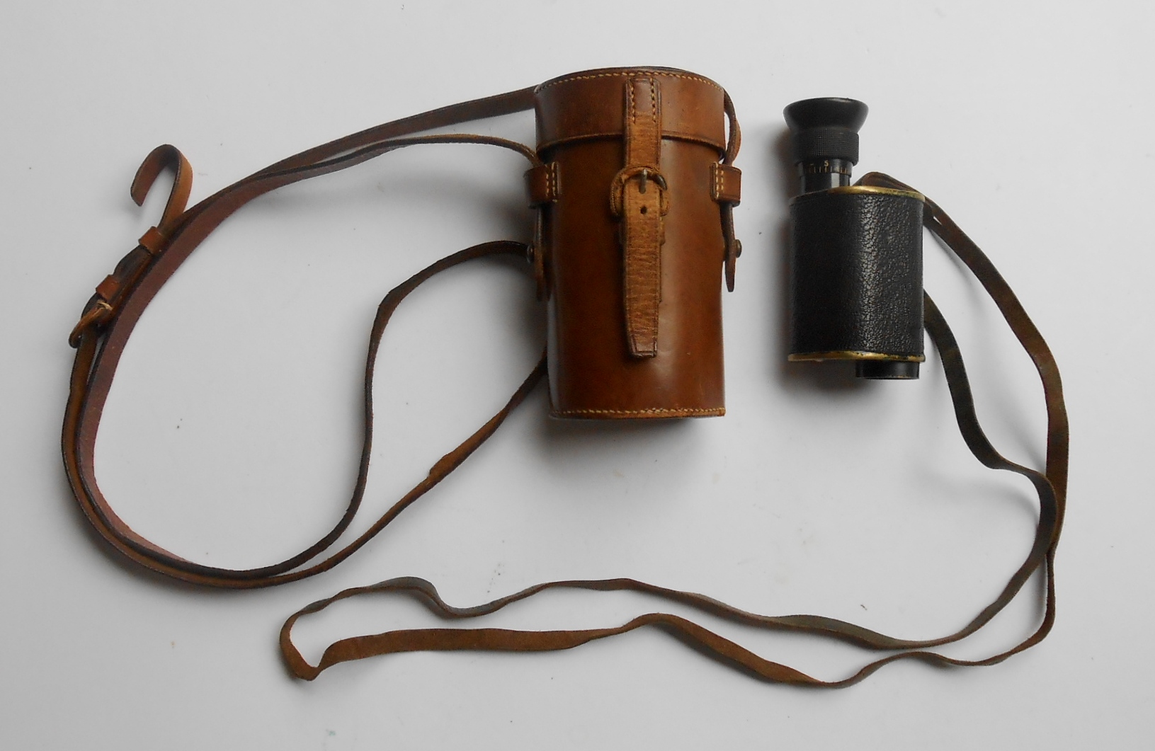 For Sale, an Antique English Cased Monocular, by Ross London Fleaglass