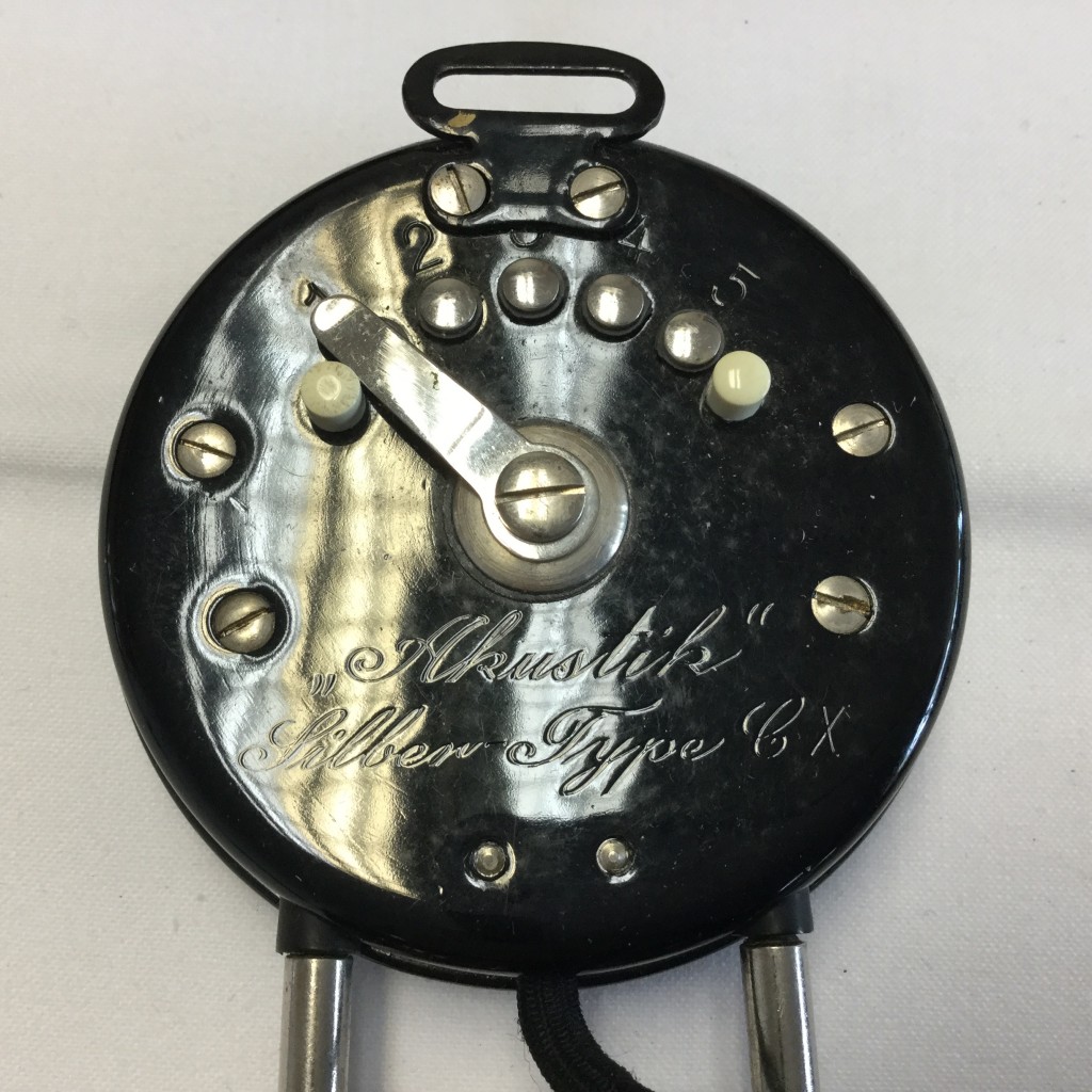 Antique German electric hearing aid Fleaglass