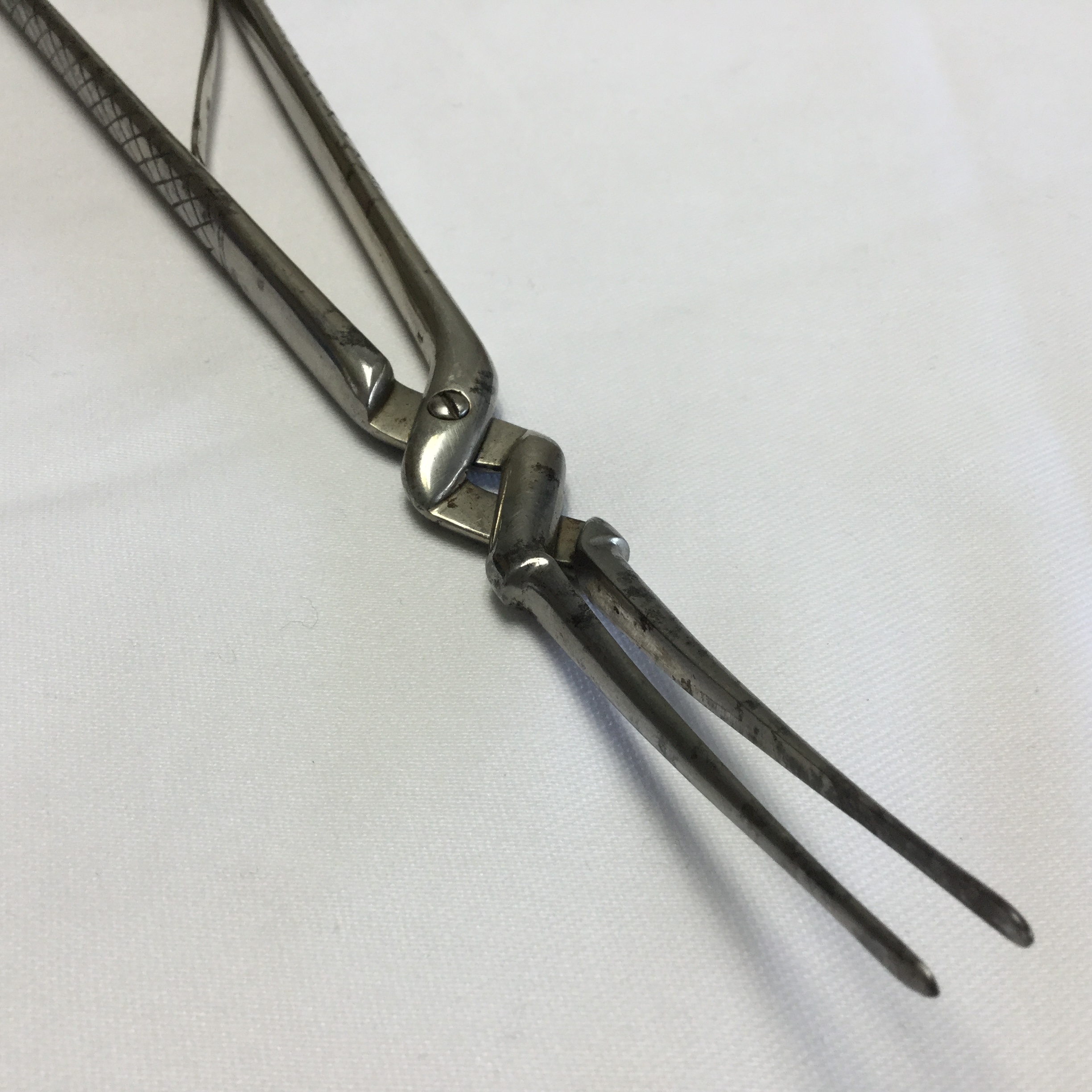 Antique steel cervical dilator Fleaglass