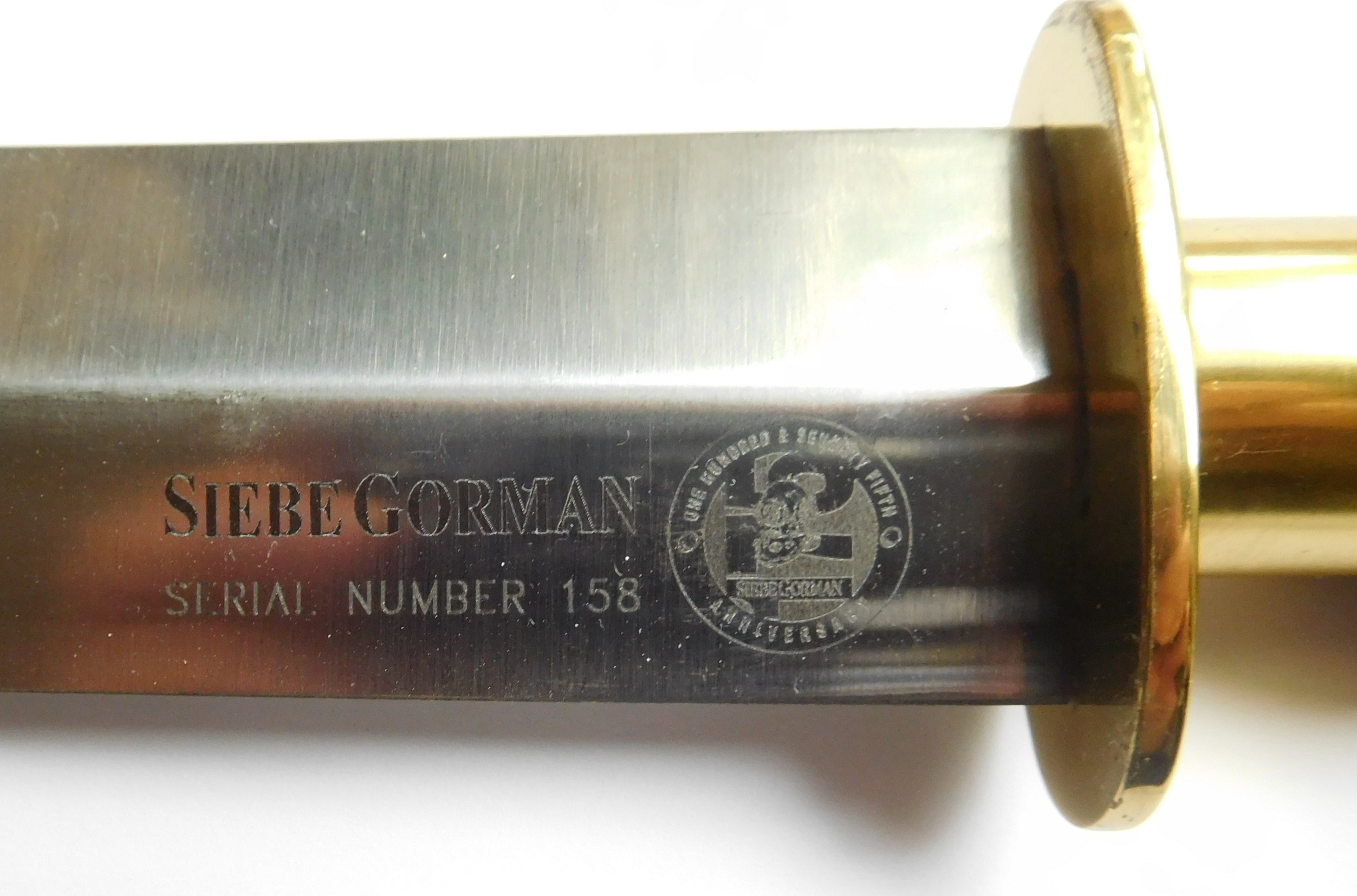 A Superb Commemorative Divers Knife No 158, By Siebe Gorman, Complete