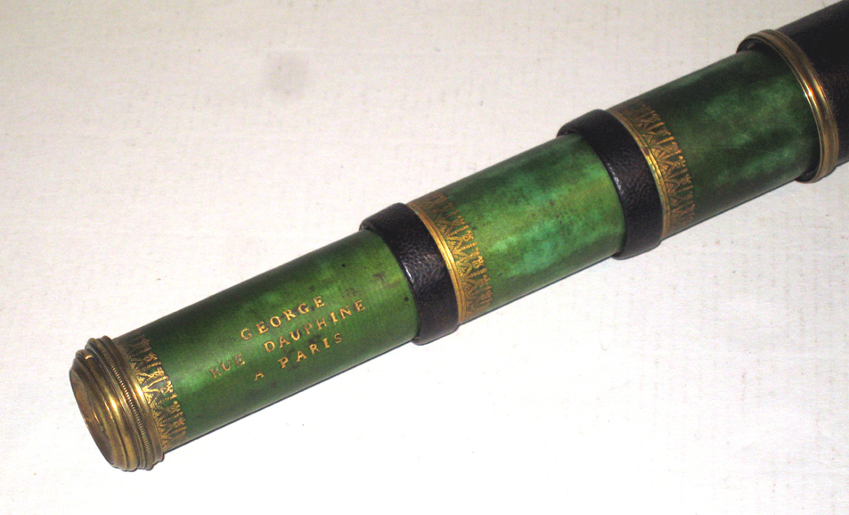 A rare mid18th century TELESCOPE by Fleaglass