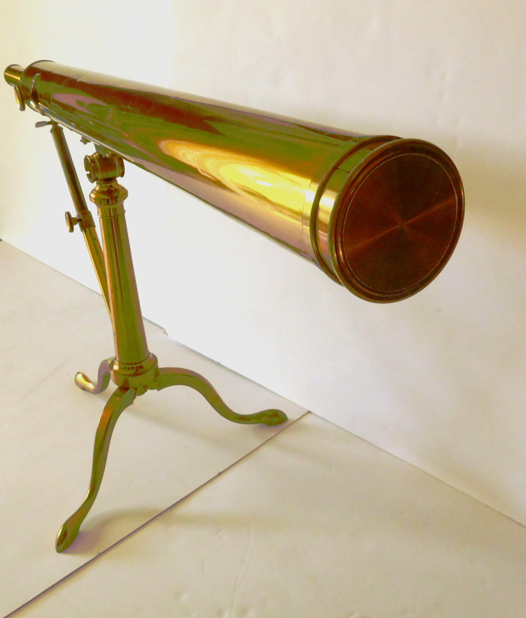 An Early 19th Century, Cased, Brass, Library Telescope, by Cary, London