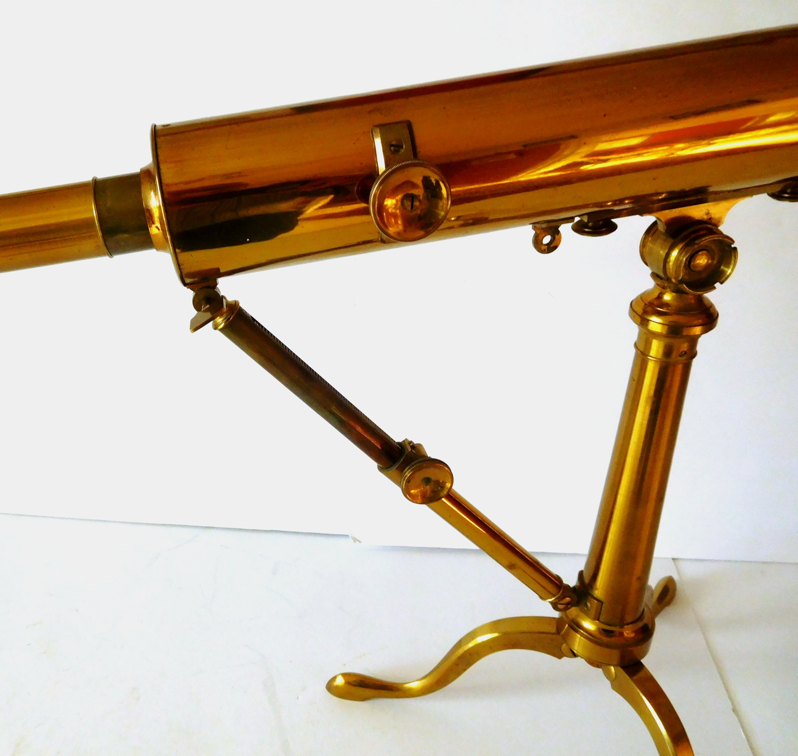 An Early 19th Century, Cased, Brass, Library Telescope, by Cary, London