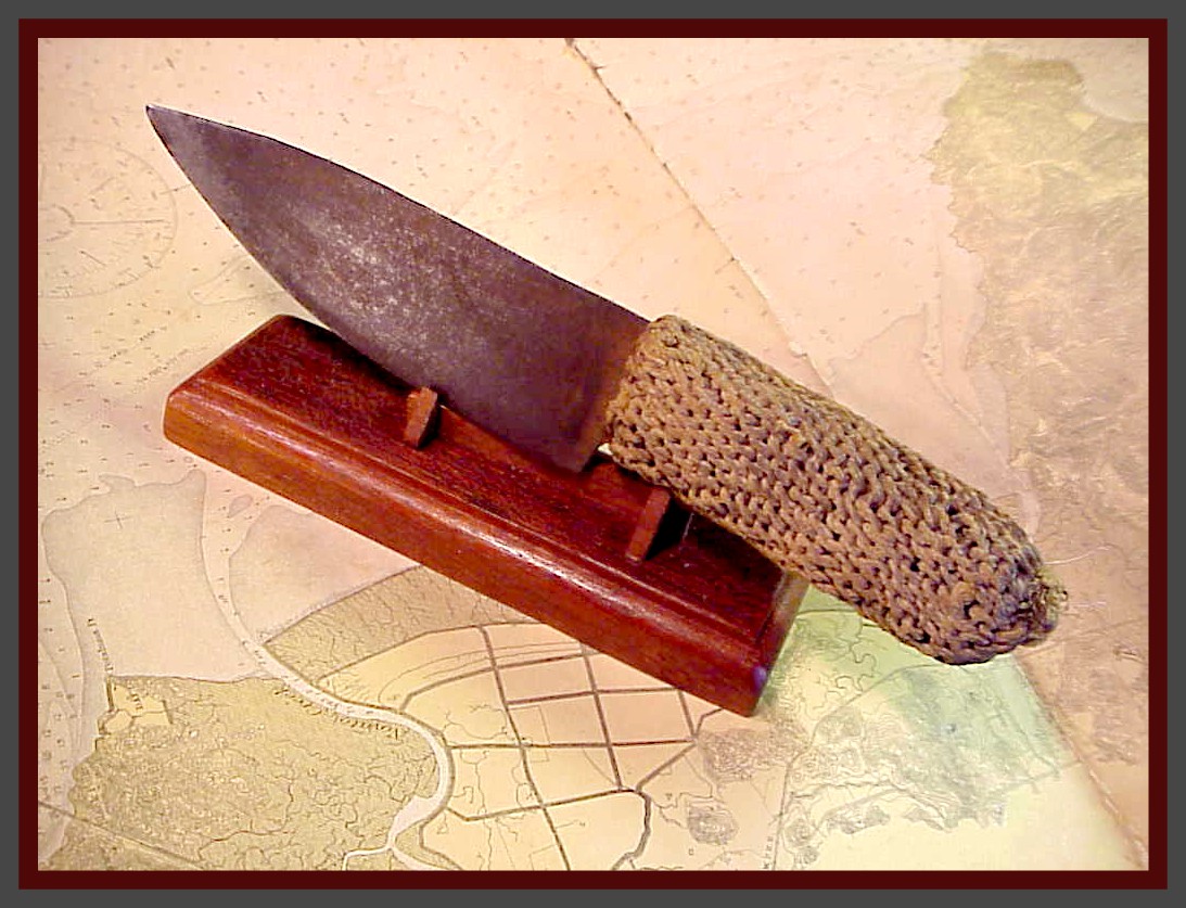 EARLY ANTIQUE SAILOR MADE KNIFE Fleaglass