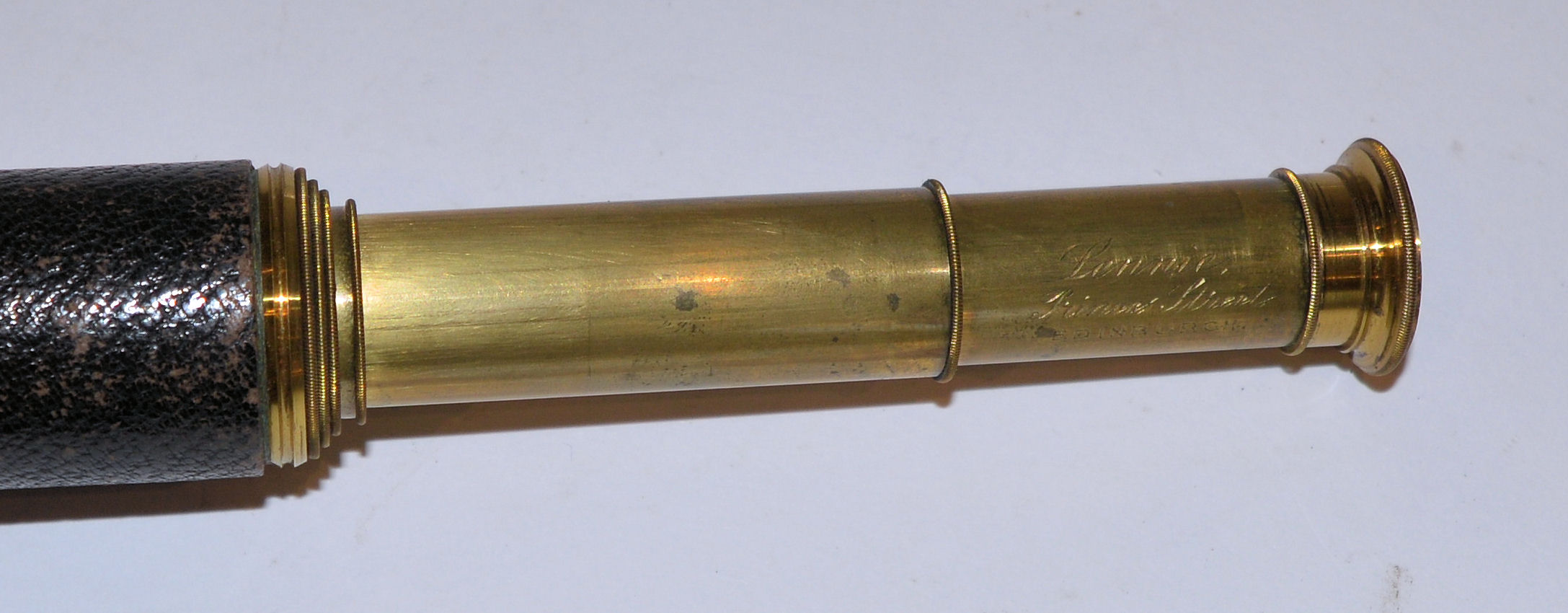 SOLD 6 draw pocket telescope Lennie, Edinburgh Fleaglass