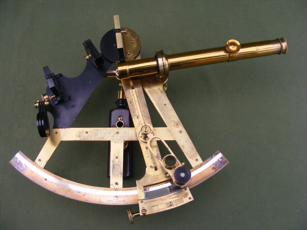 antique sextant Fleaglass
