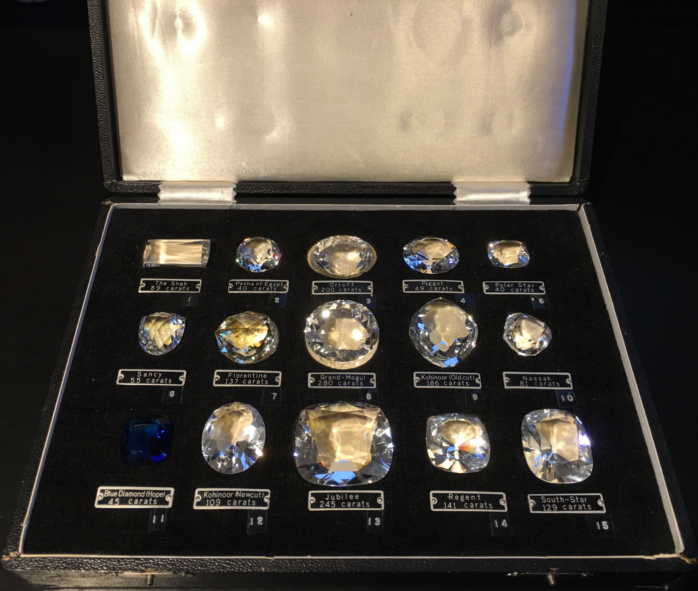 Famous Historical Diamond Replicas Fleaglass