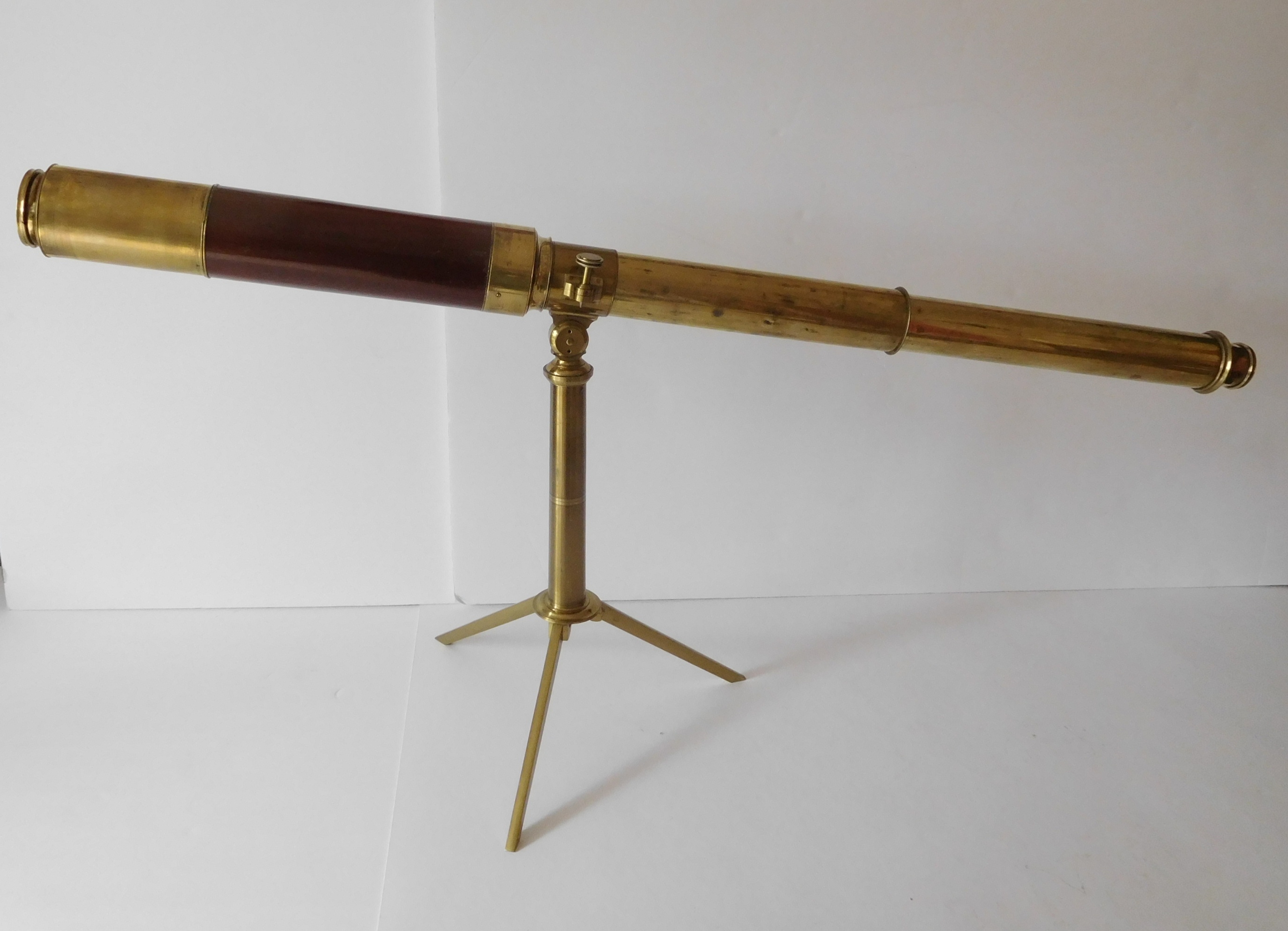 An Antique English Terrestrial Refracting Telescope By Dolland London