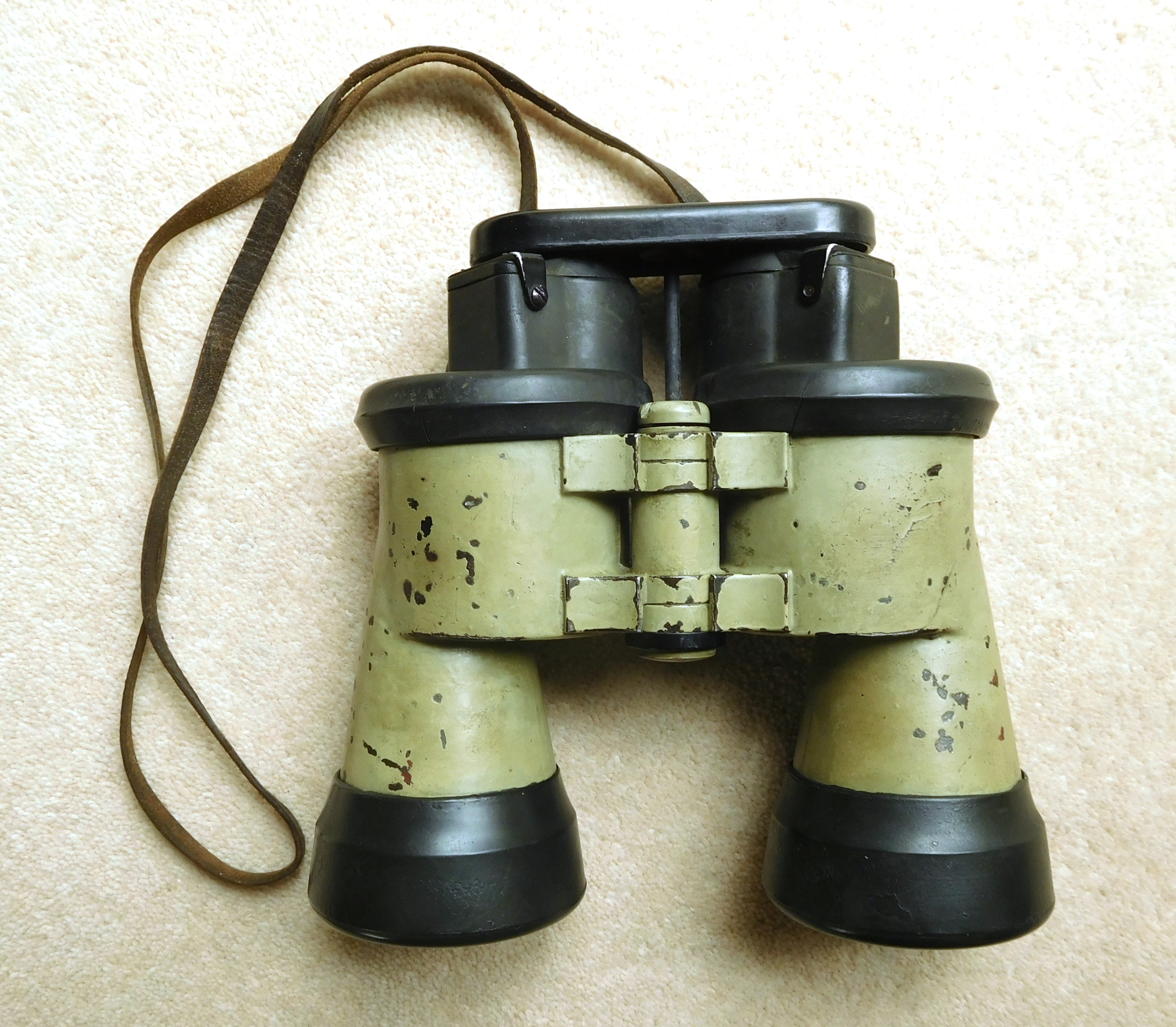 A 2nd WW German Pair Of 7x50 UBoat Binoculars, By Carl Zeiss, Complete