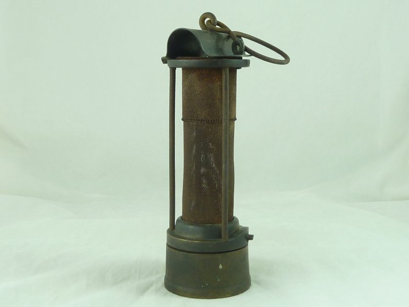 Offered for sale Miners Lamp Thomas & Williams Number 10 Fleaglass