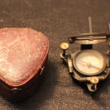 ~A GOOD MINIATURE EQUINOCTIAL COMPASS SUNDIAL by DOLLOND & Co.~