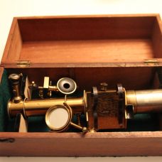 ~WONDERFUL SORBY-BROWNING MICRO SPECTROSCOPE WITH TWO EYEPIECES~