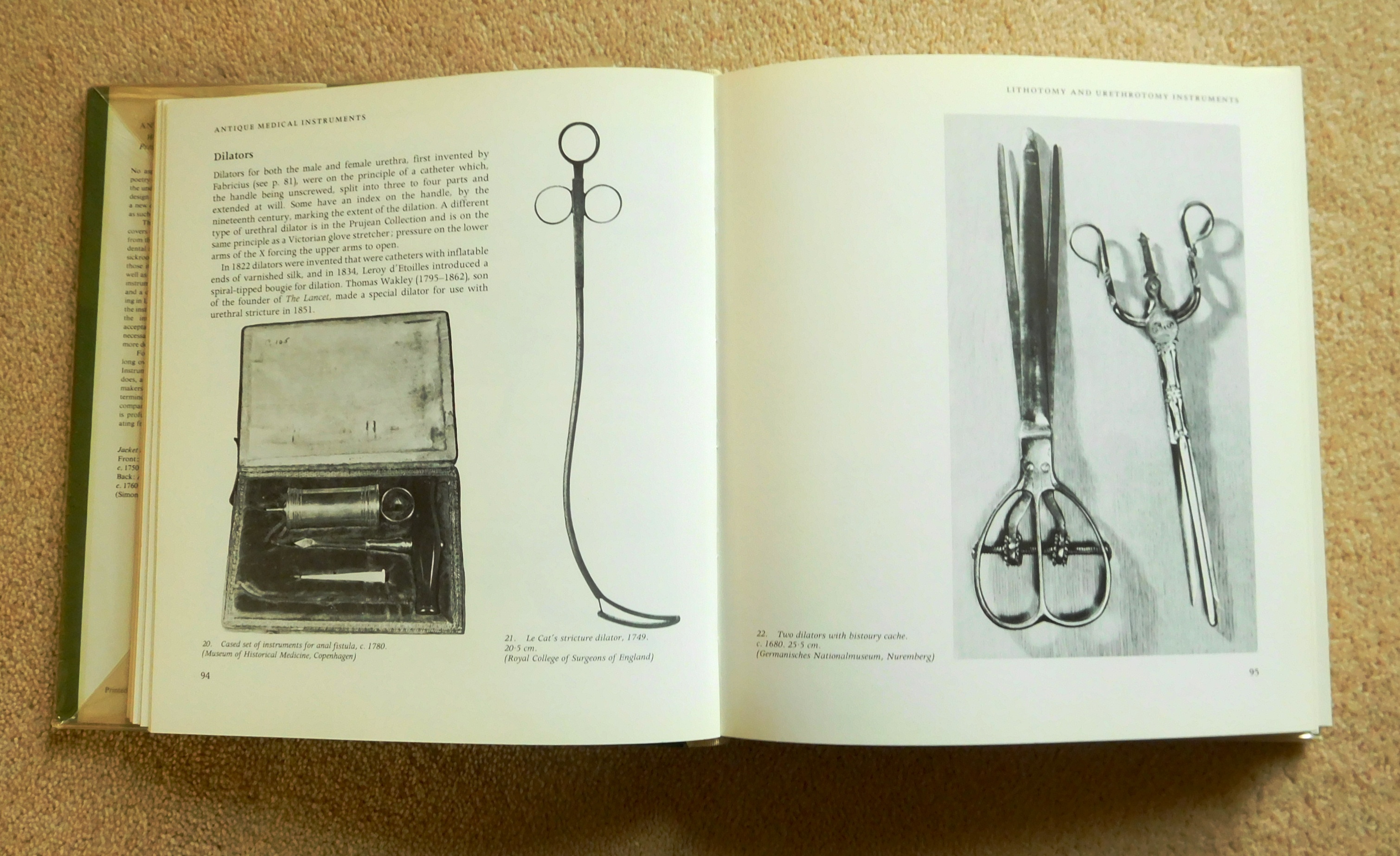 Two Books By Elisabeth Bennion, Antique Medical Instruments and Antique