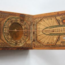 ~FINE GERMAN DIPTYCH/PORTABLE SUNDIAL/COMPASS COMPENDIUM~