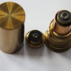 ~FINE, UNSIGNED 1/4, 1/2 INCH, COVERED/UNCOVERED OBJECTIVE WITH CORRECTION COLLAR~