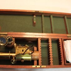 ~FINE SORBY-BROWNING MICRO SPECTROSCOPE SIGNED, CASED, EXTRAS~