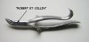 RARE PAIR OF FRENCH C.1860 DENTAL FORCEPS