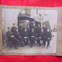 Antique Italian photo of Navy officiers - 1908 - R.N.Lepanto