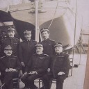 Antique Italian photo of Navy officiers - 1908 - R.N.Lepanto