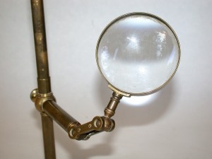 LARGE 19th CENTURY  MICROSCOPE  TABLE CONDENSER