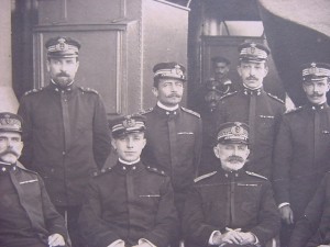 Antique Italian photo of Navy officiers - 1908 - R.N.Lepanto