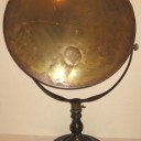 LARGE PARABOLIC BRASS REFLECTOR for EXPERIMENTS ON SOUND