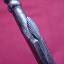 Antique dental key, with leaves design and 3  positions