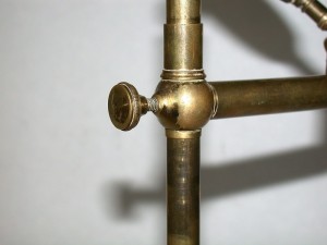 LARGE 19th CENTURY  MICROSCOPE  TABLE CONDENSER
