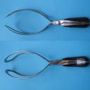 Hale's Short Obstetrical Forceps Ebony Handles