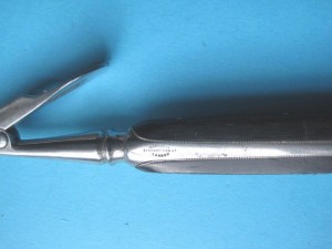 SUPERB C1870S EVANS & CO BONE STAFF