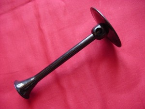 An Italian bakelite monaural stethoscope, BIOPLASTINA SERONO