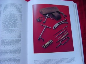 Antique Dental Instrument: Italian book