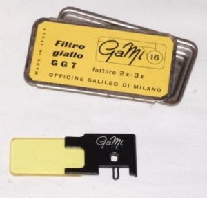 Yellow Filter for the Gami16 Camera - Officine Galileo