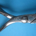 C1880 HALE'S LONG OBSTET. FORCEPS: EBONY HANDLES