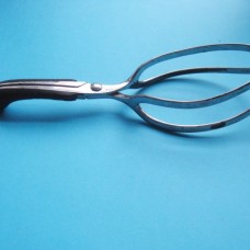 C1880 HALE’S LONG OBSTET. FORCEPS: EBONY HANDLES