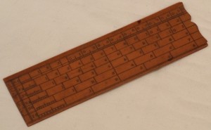 18th / 19th c. English Boxwood Ruler - 11,6cm long