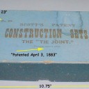 SCOTT'S PATENT "The Joint" CONSTRUCTION SET, 1883