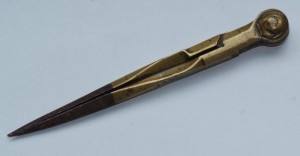 18th century ball-head brass dividers