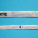 1872 SILVER LOCKING TONGUE DEPRESSOR: FERGUSON & CO, LONDON