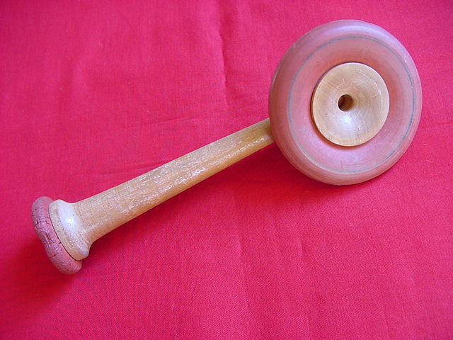 Antique stethoscope with percussor