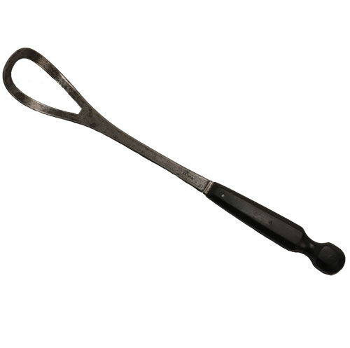 OBSTETRIC VECTIS WITH EBONY HANDLES
