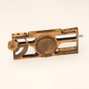 A BRASS PORTABLE MINING CLINOMETER CIRCA 1880 - DAVIS & SON LONDON & DERBY