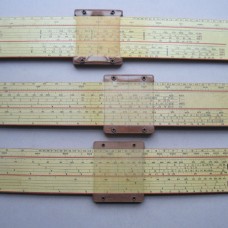 THREE US KOREAN WAR ARTILLERY SLIDE RULES