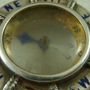 Victorian Enameled Novelty Silver Life Belt Compass