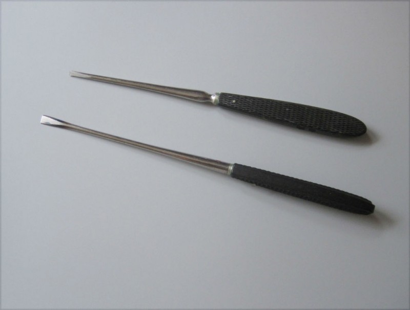Two C1850 Charriere Screwdrivers from Marine Medical Set