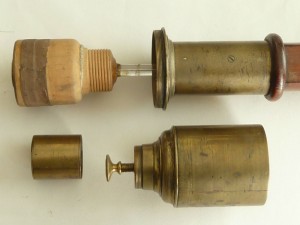 English Georgian Marine Stick Barometer Gowland London