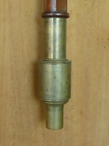 English Georgian Marine Stick Barometer Gowland London