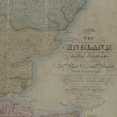 1830 Large Scale Map Grand Tour of Southern England M Phillips