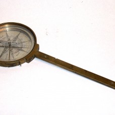 Beautiful 19th century  Italian  Surveyors  compass  signed  “Verno fece Milano 1811”